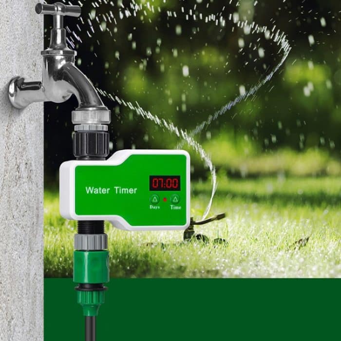 Bewässerungssystem Intelligente Steuerung Automatisches zeitgesteuertes Bewässerungsgerät, 1 Water Outlet, 2 Water Outlet, 10m 10sets Hanging Spray Sprinklers, 10m 10sets Ground Plug Dual-use Suit, 20m 20sets Hanging Spray Nozzles... – Bild 10