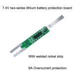 5 Stück 7,4 V Plus Nickel Long Strip Lithium-Batterie-Schutzplatine 6A Überstrom-Batterieschutzplatine, 7.4V 6A – Bild 3