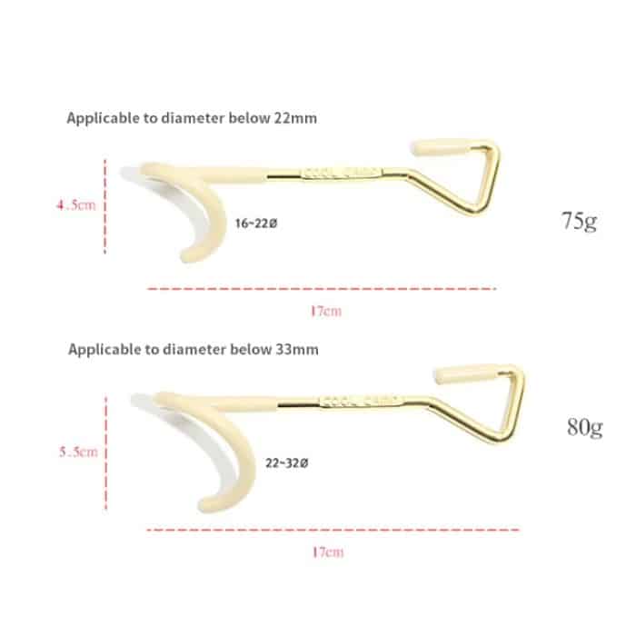 COOL CAMP Outdoor-Überdachungsstangenhaken, tragbarer Camping-Lichtaufhänger, 22mm Khaki, 33mm Khaki, 22mm Black, 33mm Black – Bild 3