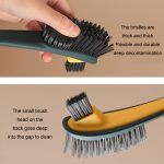 Doppelseitige WC-Bürste mit weichem Haar, WC-Reinigungsbürste mit langem Griff – Bild 8