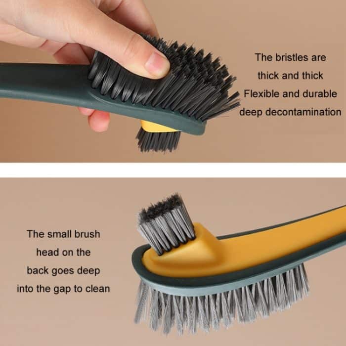 Doppelseitige WC-Bürste mit weichem Haar, WC-Reinigungsbürste mit langem Griff – Bild 8