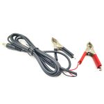 1,5 m 12 V/24 V allgemeine Batterie rot schwarz Krokodildraht Clip LED Power Clip Kabel – Bild 2