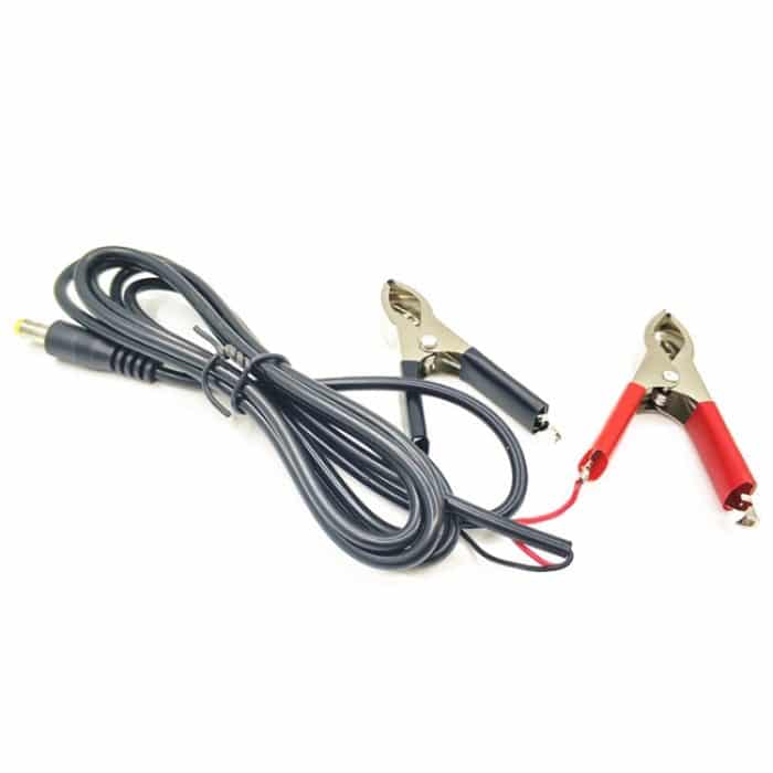 1,5 m 12 V/24 V allgemeine Batterie rot schwarz Krokodildraht Clip LED Power Clip Kabel – Bild 2