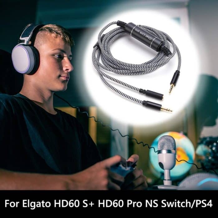 Für HD60 S+ Chat Link Pro Handyspiel Projektionskabel Sprachparty Live-Aufnahme Audiokabel – Bild 8