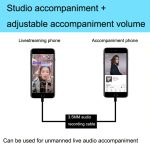 Mobiltelefon 3,5-mm-Soundkartenkabel Live-Anrufversion Audiokabel Zweiwege-Interrecorder-internes Aufnahmekabel – Bild 5