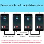 Mobiltelefon 3,5-mm-Soundkartenkabel Live-Anrufversion Audiokabel Zweiwege-Interrecorder-internes Aufnahmekabel – Bild 7