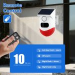 Infrarot-Bewegungsmelder Solar Outdoor PIR Wireless Strobe Sirene Detector Sound Alarm, CT80WR Tuya WiFi Model, CT80R USB Upgrade Model – Bild 4