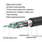 VEGGIEG HDMI-zu-DVI-Konverterkabel für Computer, TV, HD-Monitor, austauschbar, 1m, 1.5m, 2m, 3m, 5m, 8m, 10m, 12m, 15m – Bild 4