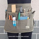 Halbe Schürze zur Aufbewahrung von Make-up im Garten – Bild 6