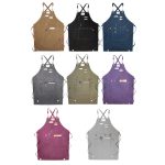 Florale Milchtee-Back-Arbeitskleidungsschürze – Bild 2