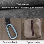 Elektrische Handwerker-Werkzeugschürze aus Segeltuch mit mehreren Taschen – Bild 6