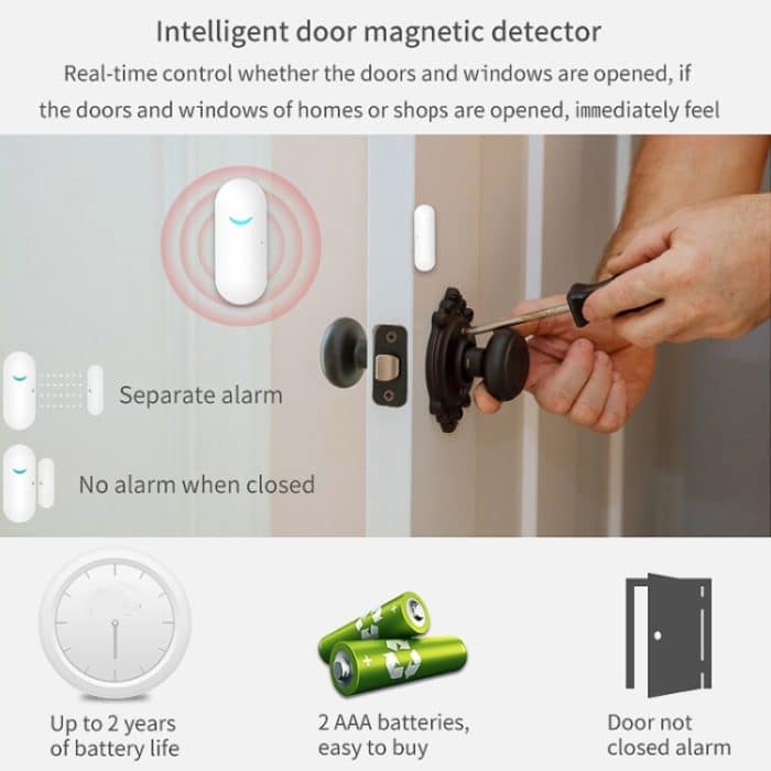 CS118 WIFI+GSM Tuya Smart Voice Alarm System unterstützt Amazon Alexa/Google Assistant, Package 1, Package 2, Package 3, Package 4, Package 5 – Bild 11