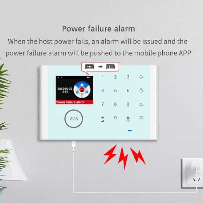 CS118 WIFI+GSM Tuya Smart Voice Alarm System unterstützt Amazon Alexa/Google Assistant, Package 1, Package 2, Package 3, Package 4, Package 5 – Bild 9