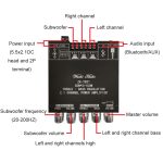 ZK-TB21 TPA3116D2 High & Low Pitch Adjustment 2.1-Kanal-Bluetooth-Volldigital-Leistungsverstärkermodul – Bild 4