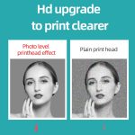 Mini-Student falsche Frage Bluetooth-Thermodrucker, With 5 Rolls White Paper, With 3 Rolls Color Paper – Bild 6