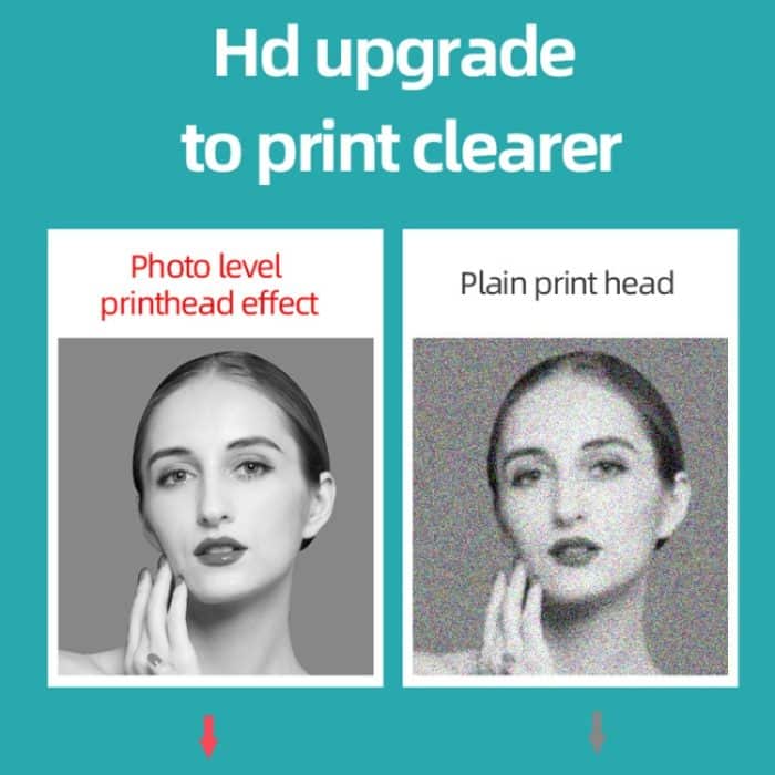 Mini-Student falsche Frage Bluetooth-Thermodrucker, With 5 Rolls White Paper, With 3 Rolls Color Paper – Bild 6