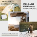 Outdoor-Camping-LED-Licht, wasserdichte, wiederaufladbare USB-Beleuchtung, YL205 – Bild 14