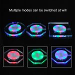 LED-beleuchteter Acryl-Untersetzer mit transparenter Kristallbasis, 100x4mm Round, 100x4mm Octagonal, 100x4mm Square – Bild 6