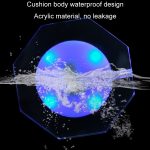 USB-Lade-LED-Leucht-Acryl-Untersetzer mit transparenter Kristallbasis, 100x10mm Round, 100x10mm Octagonal, 100x10mm Square – Bild 7