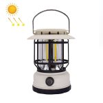 Wasserdichte Outdoor-Zelt-Retro-Atmosphäre-Pferdelampe, Black, White, Solar Energy Black, Solar Energy White