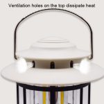 Wasserdichte Outdoor-Zelt-Retro-Atmosphäre-Pferdelampe, Black, White, Solar Energy Black, Solar Energy White – Bild 3