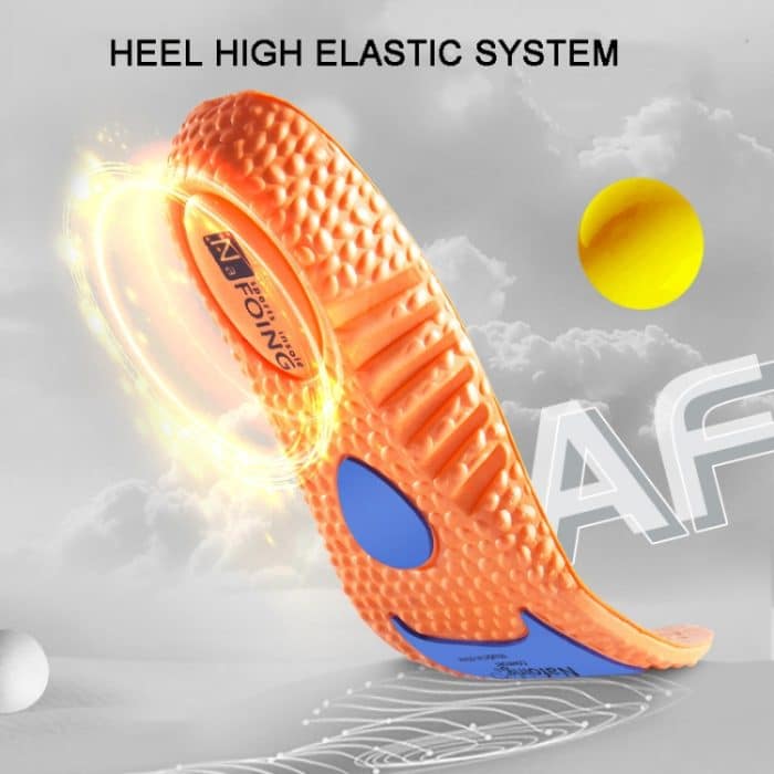 2 Paar Boost-Sport-Einlegesohle, erhöhte Stoßdämpfung, Deodorant, superweiche Einlegesohle, Gold 1.5cm, Gold 2.5cm, Gold 3.5cm – Bild 5