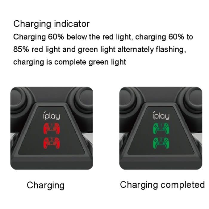 iplay HBP-260 Für PS5 Griff Ladesitz Elektrischer Spielgriff Schnellladesitz, HBP-260 – Bild 4