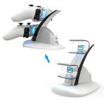 iplay HBP-253 für PS5-Spiel, kabelloser Griff, doppelte Ladestation, Platzierungshalterung, HBP-253 (White), HBP-253 (Black) – Bild 7