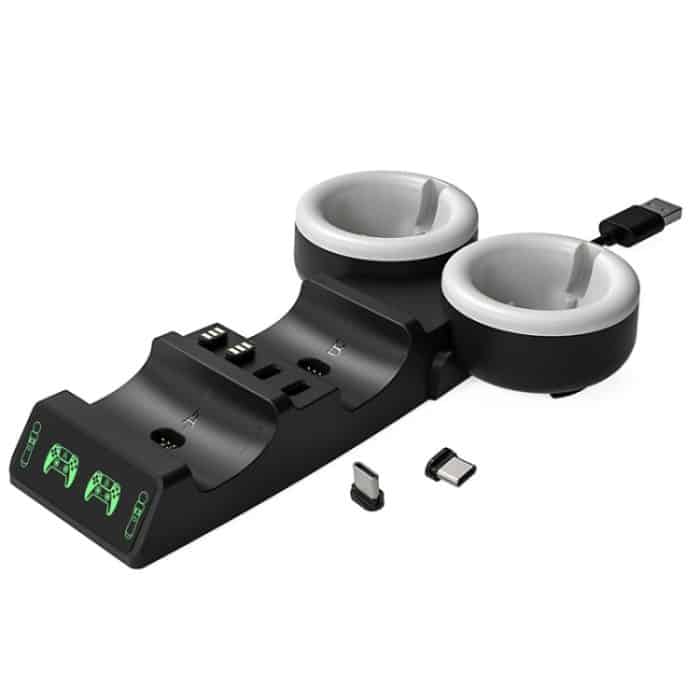 TBD0603805601A.jpg Iplay HBP-301 für PS5 / PS VR MOVE Controller Griff Dual Seat Ladegerät 4 In 1 Ladegerät, HBP-301 – Bild 1
