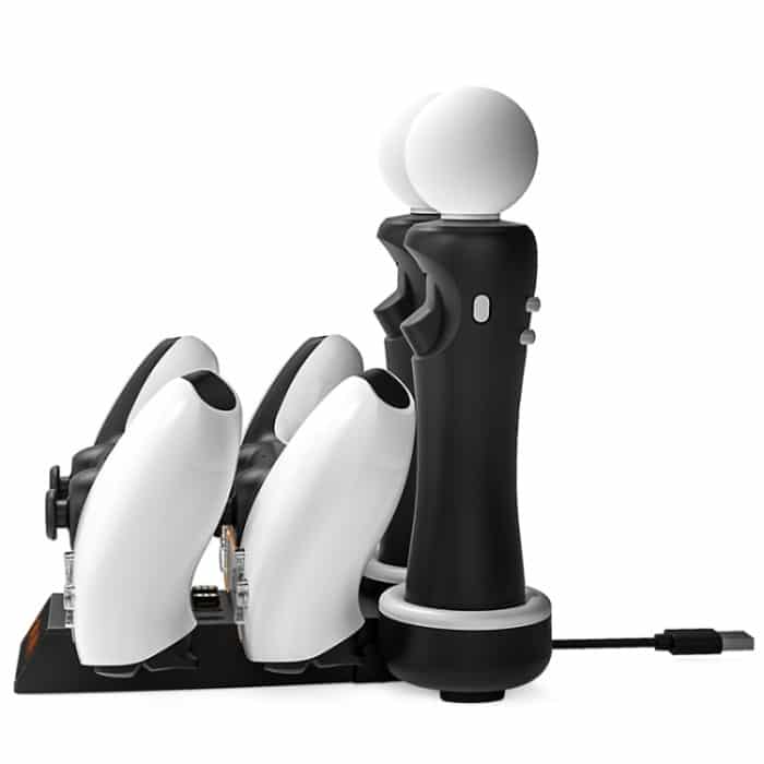 Iplay HBP-301 für PS5 / PS VR MOVE Controller Griff Dual Seat Ladegerät 4 In 1 Ladegerät, HBP-301 – Bild 10
