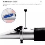 Handrefraktometer Fruchtzuckermessgerät Brix-Tester 0-32 Messbereich, RF001BX With Plastic box – Bild 6