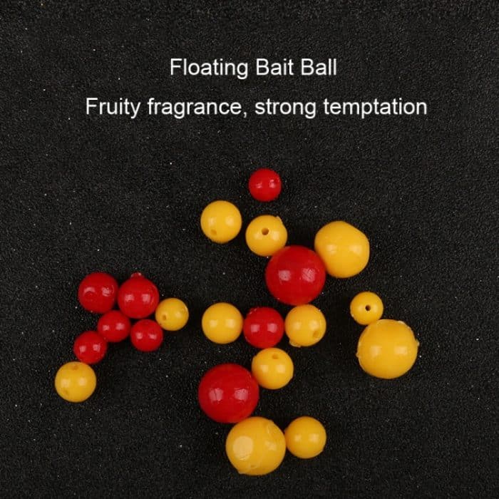TPR Floating Bait Ball Float Water Fake Soft Bait, 100pcs 10mm – Bild 4