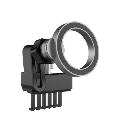 Für Tesla Model 3/Y Air Vent Magnetischer Handyhalter, With Magnetic Ring, Non-marking Base