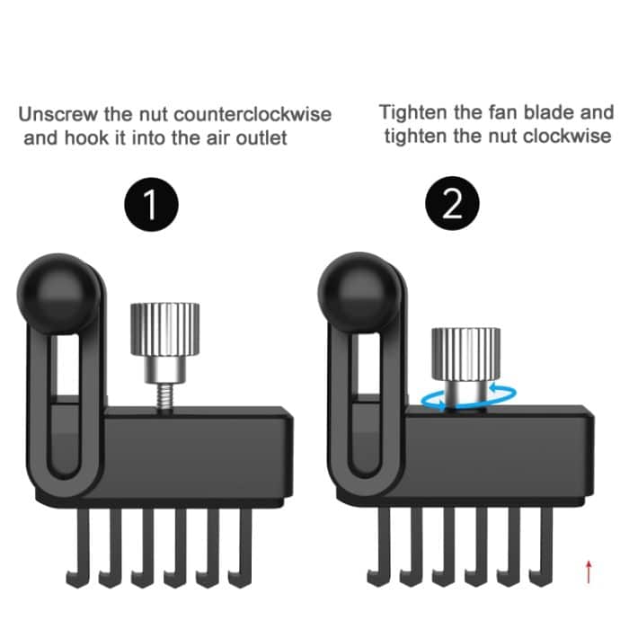 Für Tesla Model 3/Y Air Vent Magnetischer Handyhalter, With Magnetic Ring, Non-marking Base – Bild 3
