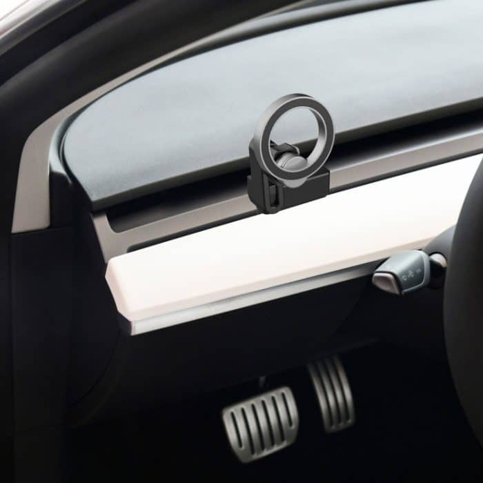 Für Tesla Model 3/Y Air Vent Magnetischer Handyhalter, With Magnetic Ring, Non-marking Base – Bild 7