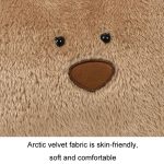 Auto-Cartoon-Bär-Plüsch-Sitzpolsterkissen, Headrest Brown, Lumbar Pillow Brown, Headrest White, Lumbar Pillow White – Bild 4