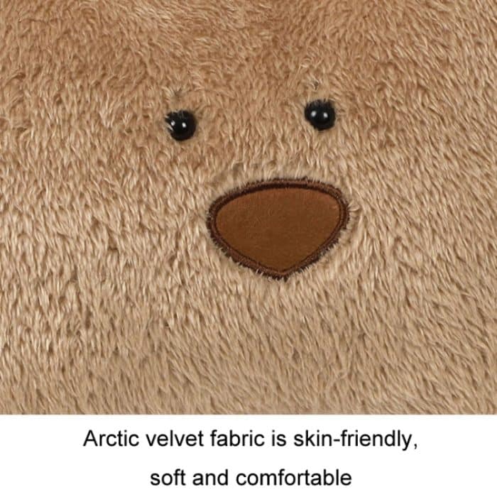 Auto-Cartoon-Bär-Plüsch-Sitzpolsterkissen, Headrest Brown, Lumbar Pillow Brown, Headrest White, Lumbar Pillow White – Bild 4