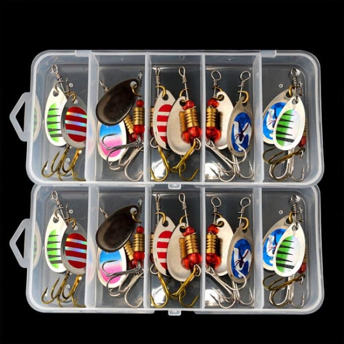 Roadrunner Kunstköder-Pailletten-Köder-Set, Farbe zufällige Lieferung, 5pcs, 10pcs – Bild 5