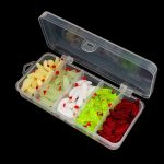 100 Stück rotköpfiger Brotwurm Suite Fake Bait