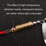 5 Stück rotierende Luya-Pailletten, Weidenblatt-Federköder, Copper Pendant Futaba 7g, Copper Pendant Futaba 10g, Copper Pendant Futaba 15g, Lead Pendant  7g – Bild 7