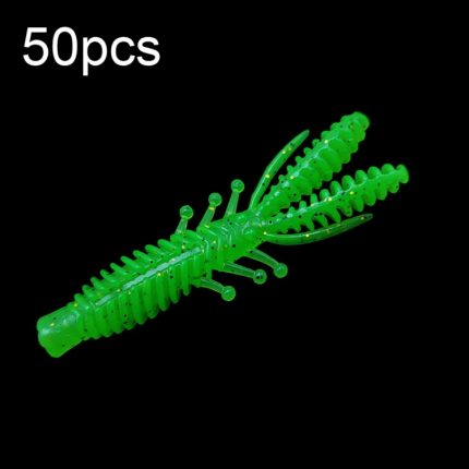 Schwimmender umgekehrter Garnelenköder mit umgekehrtem Gewinde, 50pcs Small
