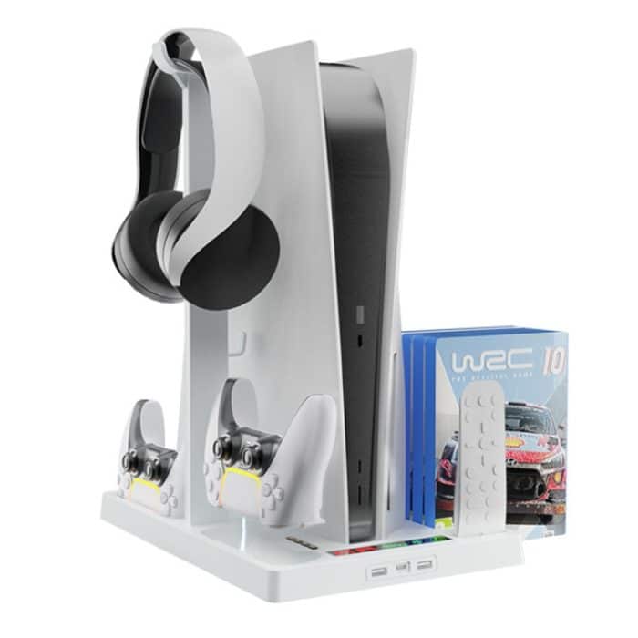 iplay für PS5 Host Kühlgriff Ladestation mit Disc-Aufbewahrungsregal, HBP-271s – Bild 1