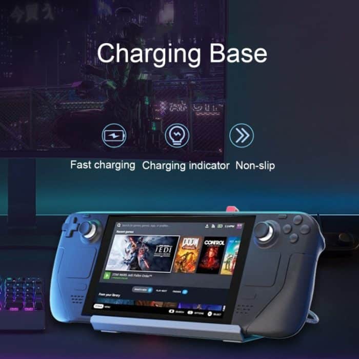 iplay HBSD-490B für Steam Deck Spielekonsole Ladestation Handheld Game Stand Ladegerät – Bild 2