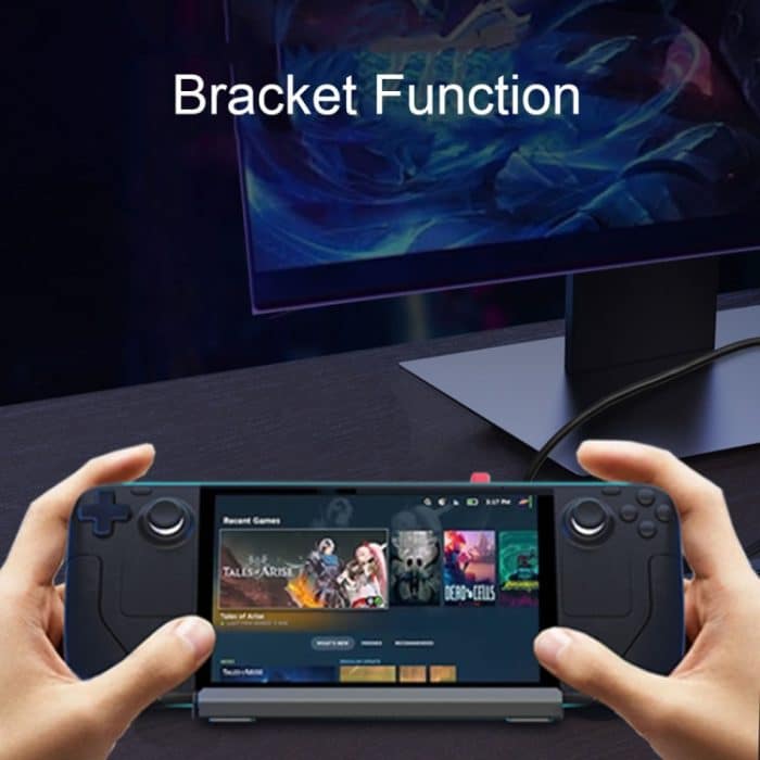 iplay HBSD-490B für Steam Deck Spielekonsole Ladestation Handheld Game Stand Ladegerät – Bild 3