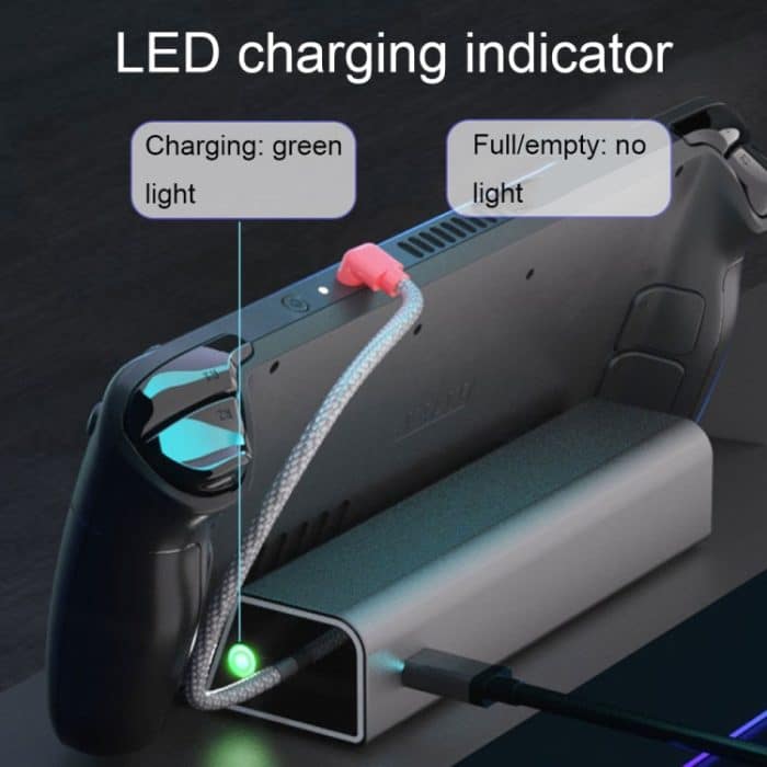 iplay HBSD-490B für Steam Deck Spielekonsole Ladestation Handheld Game Stand Ladegerät – Bild 4