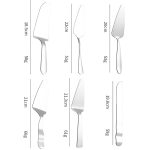 Kuchenmesser-Gabel-Set aus Edelstahl, Kuchenlöffel, Mondkuchenmesser, Gabel, 16pcs/set Silver – Bild 2