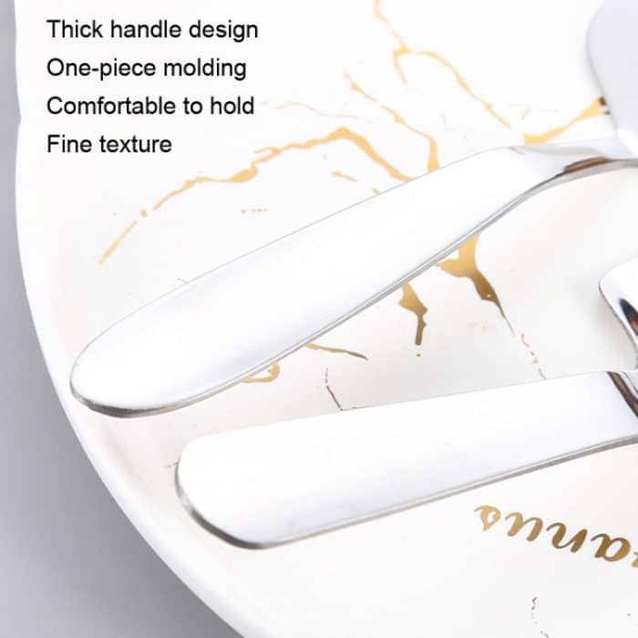 Kuchenmesser-Gabel-Set aus Edelstahl, Kuchenlöffel, Mondkuchenmesser, Gabel, 16pcs/set Silver – Bild 4