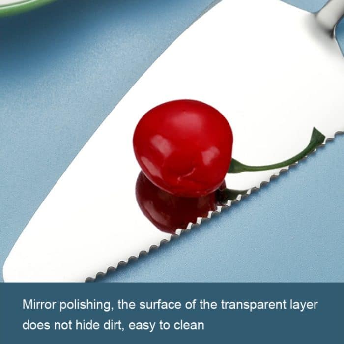 Kuchenmesser-Gabel-Set aus Edelstahl, Kuchenlöffel, Mondkuchenmesser, Gabel, 16pcs/set Silver – Bild 7