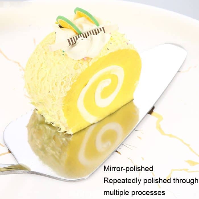 Kuchenmesser-Gabel-Set aus Edelstahl, Kuchenlöffel, Mondkuchenmesser, Gabel, 16pcs/set Silver – Bild 8