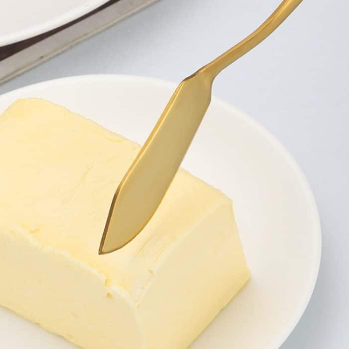 5 Stück Edelstahl Butter Avocado Marmelade Messer Kuchen Butter Spatel, Silver, Gold, Rose Gold, Colorful, Black – Bild 7